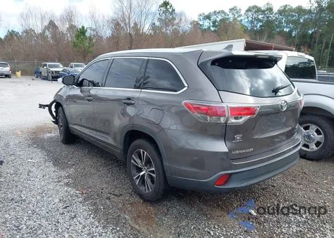 2016 Toyota Highlander Xle V6 из США, поврежденный, VIN 5TDKKRFHXGS139192